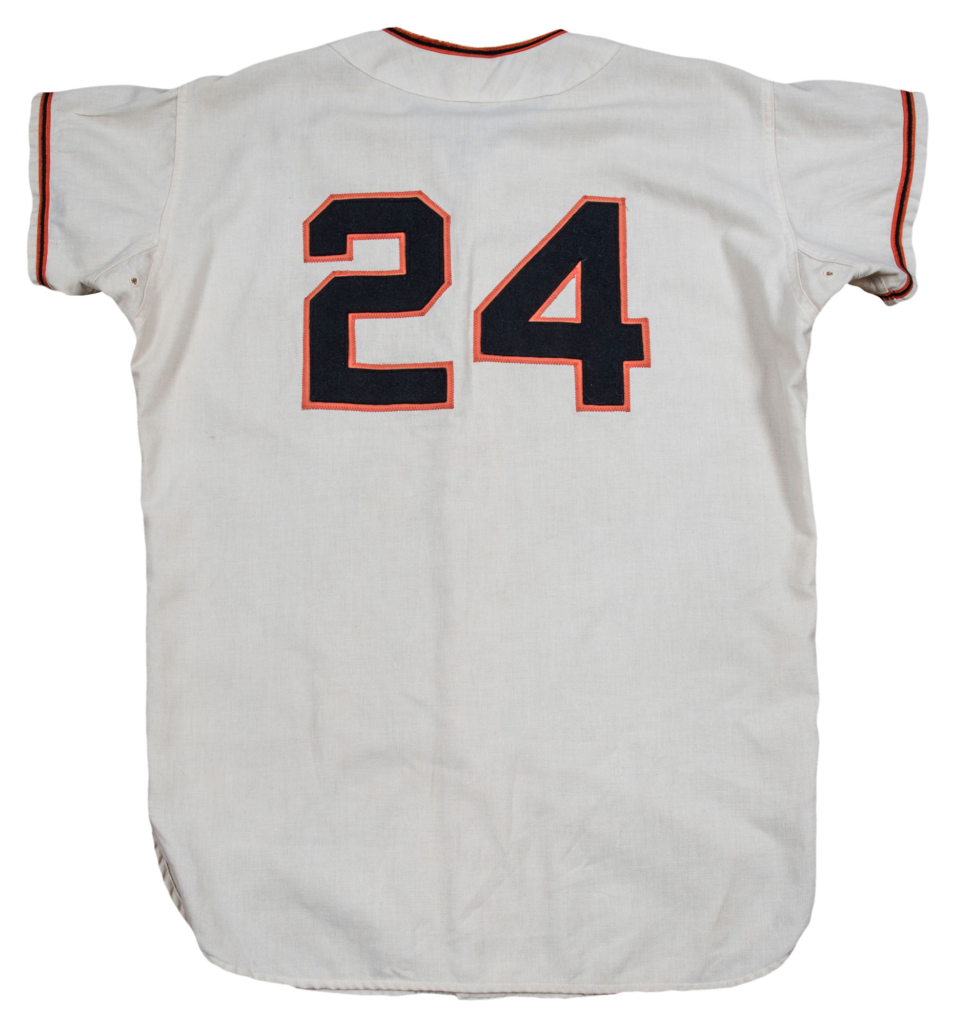 1965 Willie Mays Game Worn San Francisco Giants Jersey, MEARS